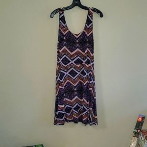 Express Sleeveless Patterned Dress